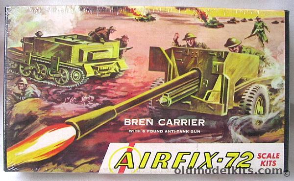 Airfix 1/76 Bren Carrier with 6 Pound Aniti-Tank Gun - Craftmaster Issue, M9-49 plastic model kit